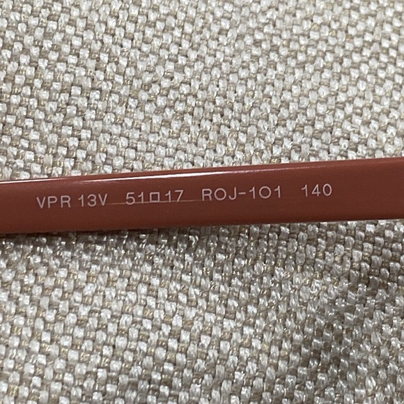 PRADA eye 👁️ glasses 👓 brown pink made in Italy VPR 13 V 51 17 ROJ 101 140 - Picture 13 of 16